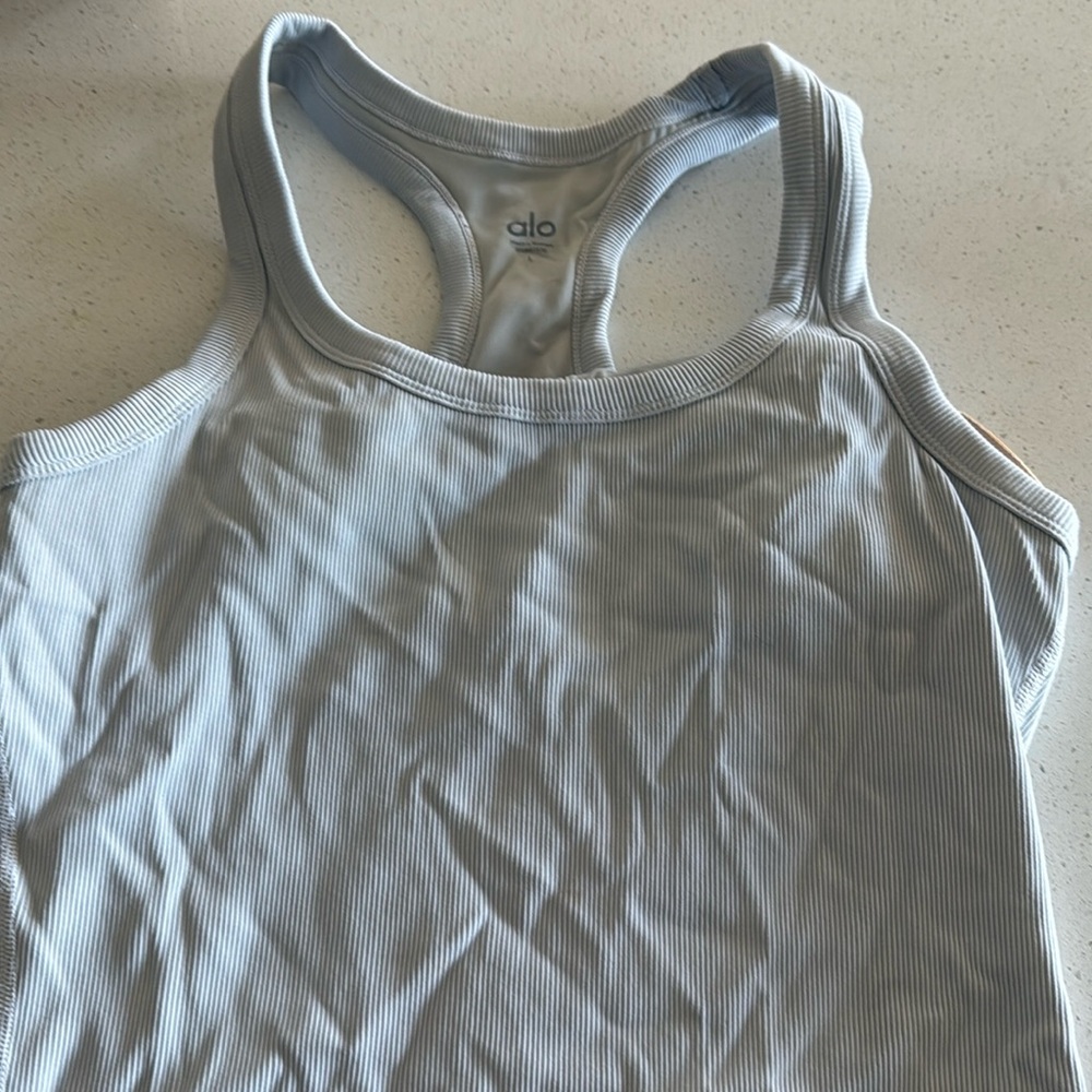 Alo ribbed padded tank